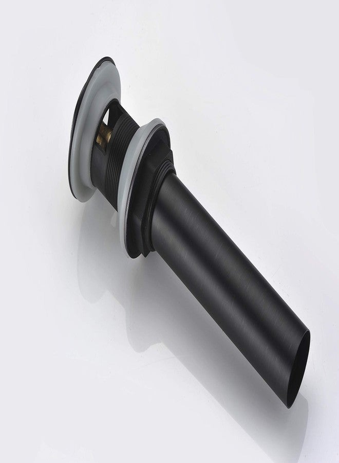 sumerain Pop Up Drain Stopper Black with Overflow, Bathroom Sink Drain Matte Black Finish, SUMERAIN - Image 4